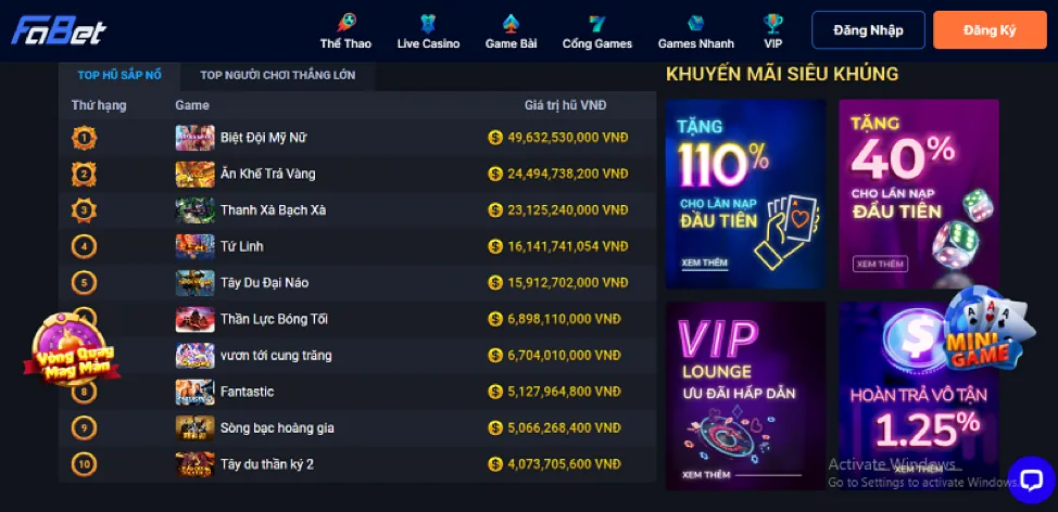 Trò chơi Bắn Cá TQ88